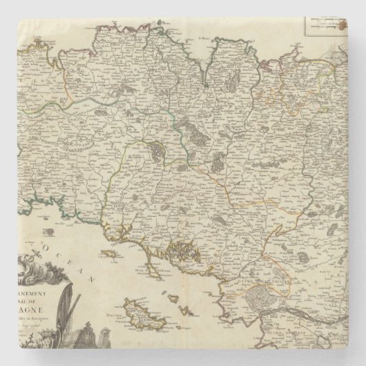 フランス53 ストーンコースター (正面)