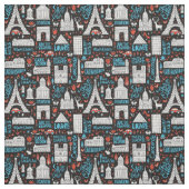 フランス|の記号パターン ファブリック (見本)