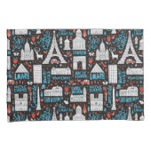 フランス|の記号パターン 枕カバー (正面右)