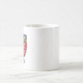 フランス、アミエンの紋章 コーヒーマグカップ (中央)