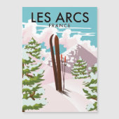 フランス アルカン 旅行 スキー (正面)