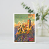 フランス,アルザスのエクスカーション,ヴィンテージ旅行 ポストカード (スタンド正面)