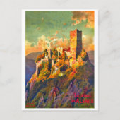 フランス,アルザスのエクスカーション,ヴィンテージ旅行 ポストカード (正面)