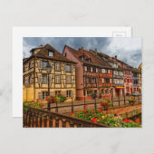 フランス，アルザス，コルマールの家 ポストカード (正面/裏面)