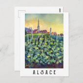 フランス，アルザス ポストカード (正面/裏面)