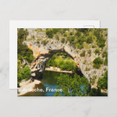 フランス,アルデッシュ シーズンポストカード (正面/裏面)