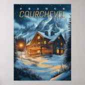 フランス:アルパインアドベンチャー – Courchevel Ski ポスター (正面)