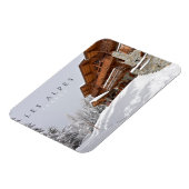 フランス,アルプスのスキーリゾートシャレー マグネット (左側)