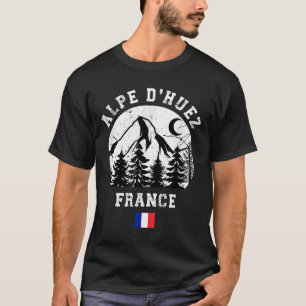 フランス アルプス アルプデュエズ スキー場 アルペンスキー Tシャツ