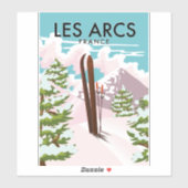 フランス アルプス レザルク 旅行 スキー シール (シート)