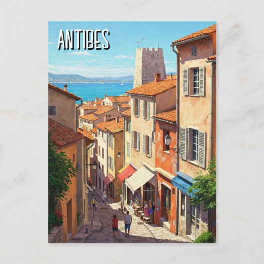 フランス アンティーブ 旅行 ポストカード (正面)