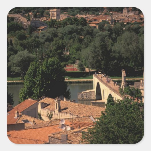 フランス、アヴィニョン、プロヴァンス。ベネツィート・ポンセント。 スクエアシール (正面)