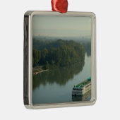 フランス、アヴィニョン、プロヴァンス、ヴァンゴッホリバーボート メタルオーナメント (右)