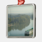 フランス、アヴィニョン、プロヴァンス、ヴァンゴッホリバーボート メタルオーナメント (左)