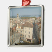 フランス、アール、プロヴァンス、市の眺め メタルオーナメント (左)