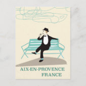フランス エクス・アン・プロヴァンスの旅行ポスター ポストカード (正面)