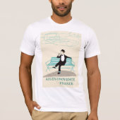 フランス エクス・アン・プロヴァンスの旅行ポスター Tシャツ (正面)