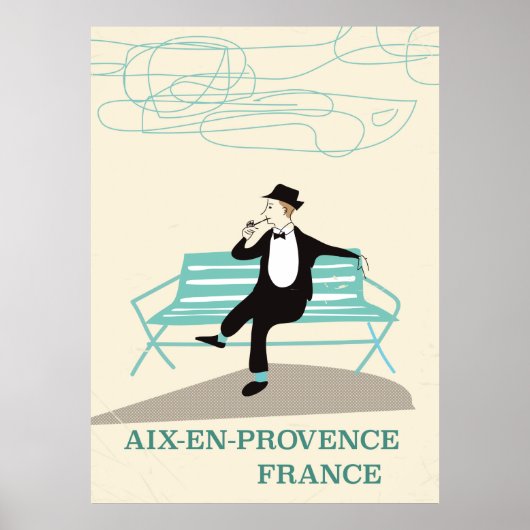 フランス エクス・アン・プロヴァンス 旅行ポスター ポスター (正面)