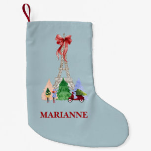 フランス・エッフェル塔の休日 スモールクリスマスストッキング