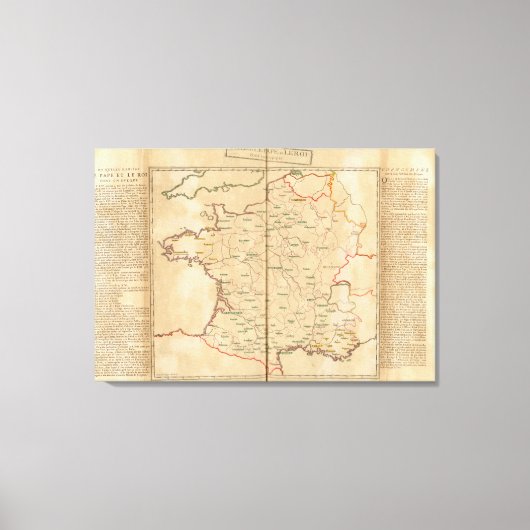 フランス，エベク キャンバスプリント (正面)