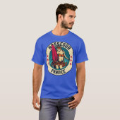 フランス・オセゴールのヴィンテージサーフィンバッジ Tシャツ (正面フル)