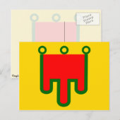 フランス，オーベルニュ ポストカード (正面/裏面)