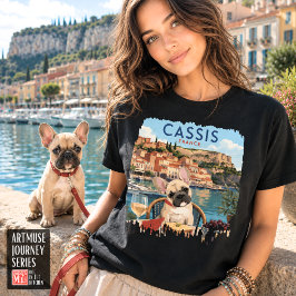 フランス • カシス フレンチブルドッグ Tシャツ