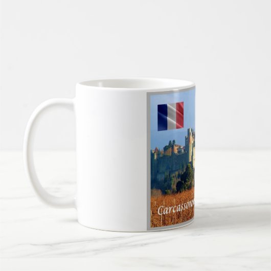 フランス – カルカソンヌ – コーヒーマグカップ (左)
