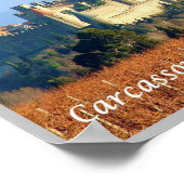 フランス – カルカソンヌ –  ポスター (角)