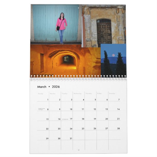 フランス カレンダー (3月 2026)