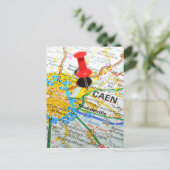 フランス,カーン ポストカード (スタンド正面)