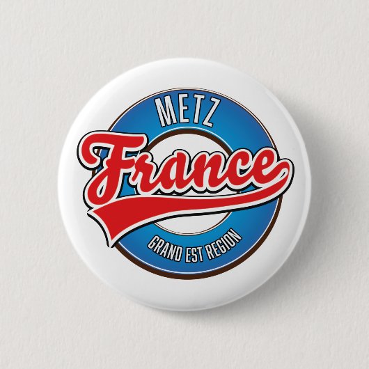 フランス グラン・テスト地域圏 メス 缶バッジ (正面)