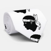 フランス,コルシカ国旗とネクタイ ネクタイ (ロール)