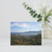 フランス，コルシカ島，カルビのはがき湾 ポストカード (スタンド正面)