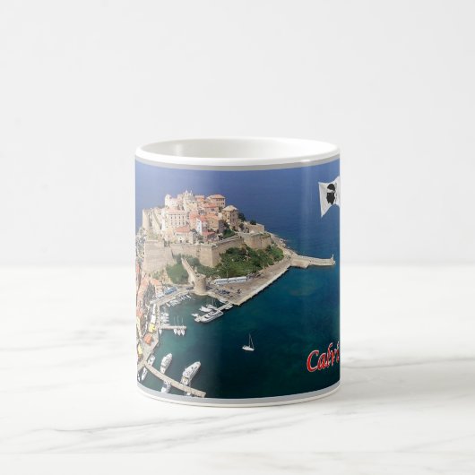 フランス – コルシカ語 – カルビ語 – コーヒーマグカップ (中央)