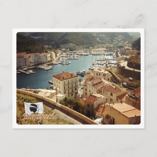 フランス – コルシカ – ボニファシオ – ポストカード (正面)