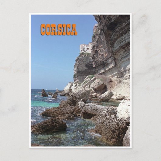 フランス,コルシカ,ボニファシオ ポストカード (正面)