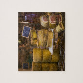 フランス、コルシカ。ローカルチーズと文字 ジグソーパズル (縦)