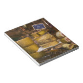 フランス、コルシカ。地元のチーズとシャルキュテリー ノートパッド (アングル)