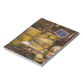 フランス、コルシカ。地元のチーズとシャルキュテリー ノートパッド (回転)