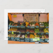 フランス、コルシカ。本格的なコルシカの味 ポストカード (正面/裏面)