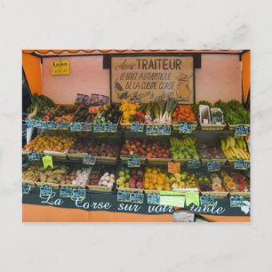 フランス、コルシカ。本格的なコルシカの味 ポストカード