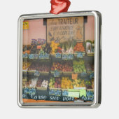 フランス、コルシカ。本格的なコルシカの味 メタルオーナメント (左)