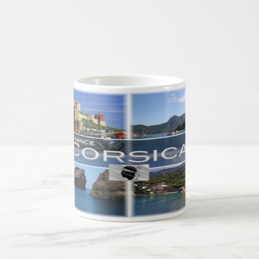 フランス – コルセ – コルシカ –  コーヒーマグカップ (中央)