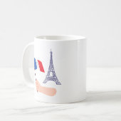 フランス コーヒーマグカップ (正面左)