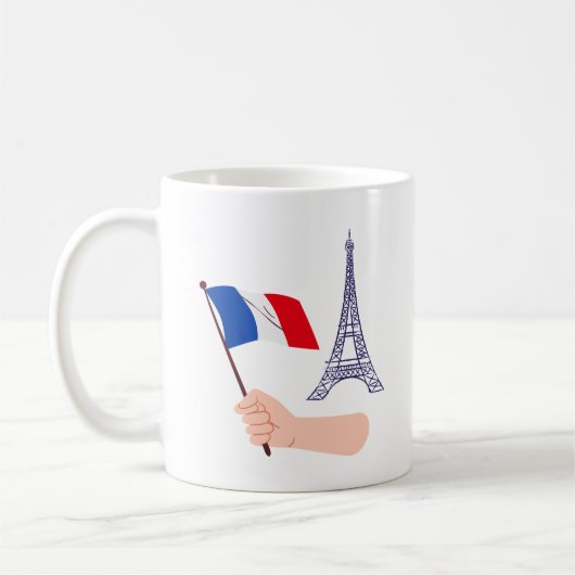 フランス コーヒーマグカップ (左)