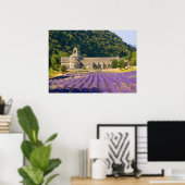 フランス、ゴルデス。システルチアン修道院 ポスター (ホームオフィス)