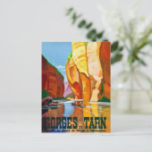 フランス,ゴージュデュタン峡谷 ポストカード (スタンド正面)