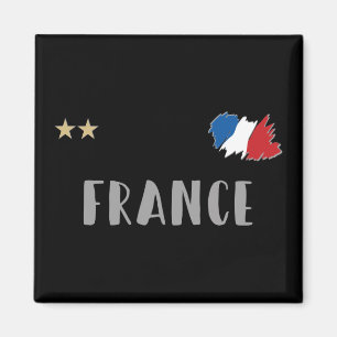 フランス サッカー フットボール ファン シャツ フランス国旗 マグネット