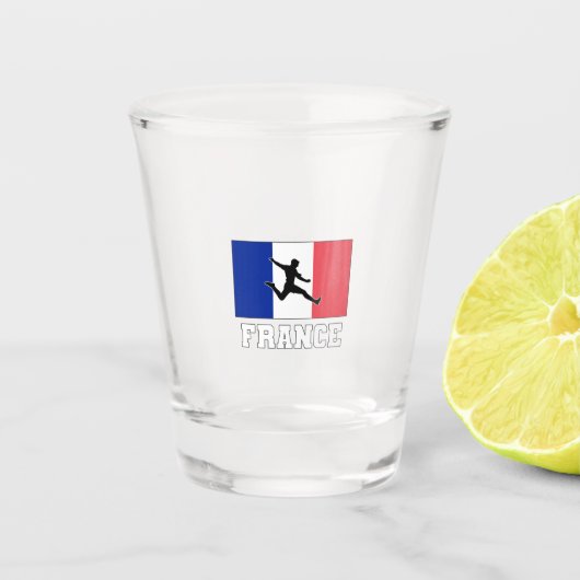 フランス サッカー 代表チーム ショットグラス (正面)